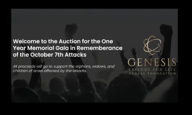 Genesis Friends for Life Launches Charity Auction to Support October 7th Victims and Their Families